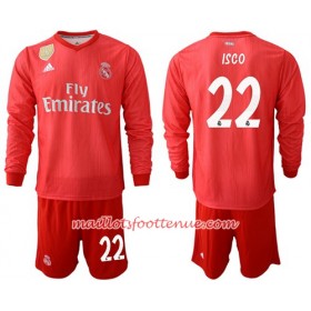 Maillot/Tenue Real Madrid Isco 22 Enfant Troisieme 2018/2019 Manche Longue